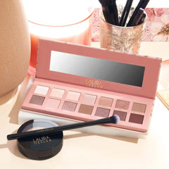 The Casual Collection Beige & Brown 14 Multi-Finish Eyeshadows
